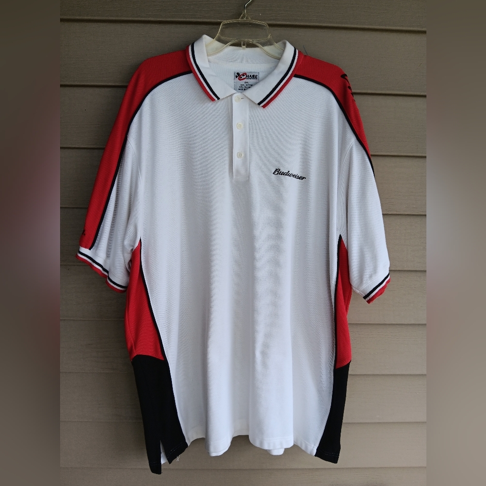 EUC Men's Vintage 90's Dale Ernhardt, Jr Nascar/Budweiser Shirt Size 2X